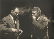 Fiorenzo Carpi e Giorgio Strehler. foto dall'ArchivioStorico del Piccolo Teatro di Milano